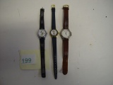 Watch lot 2 Mickey Mouse (1 Lorus) & Swiss time & date (working)