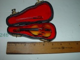 4 1/2”: Miniature Violin In Case
