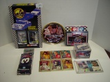 Job Lot of NASCAR Collector Cards & A Dale Earnhardt Plate