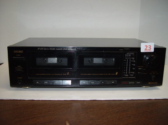 Teac W-470 Stereo Double Cassette Deck