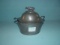 Pewter Butter Tub, Cow Finial