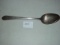 Coin Silver Serving Spoon, Partial Rat Tail 9