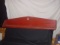 Wall Shelf in Red Paint, 59