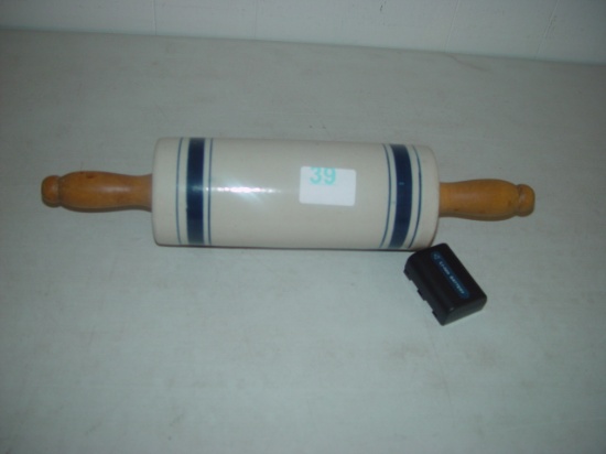 Pottery Rolling Pin 14" Handle To Handle