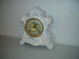 Ansonia Porcelain Clock, 11 1/2