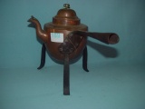 Copper Dovetailed Fireplace Tea Pot