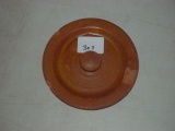 Galena Pottery Lid with Chips Both Top & Bottom