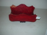 Comb Box, Red Paint, 6