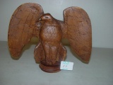 Wooden Hand Carved Eagle, 9 1/2