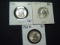 Three BU Washington Quarters: 1951 P-D-S