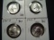 Four BU Washington Quarters: 1959 P&D and 1961 P&D