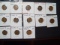 Thirteen Cull Lincoln Cents: 1910 to 1924-D