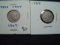 Two Three Cent Nickels: 1867 & 1868