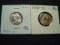 Pair of BU 1950-D Jefferson Nickels