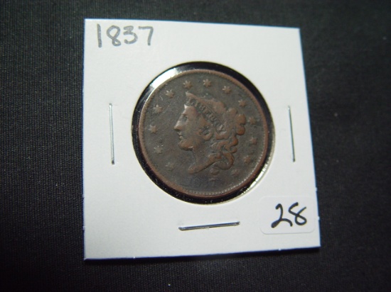 1837 Large Cent