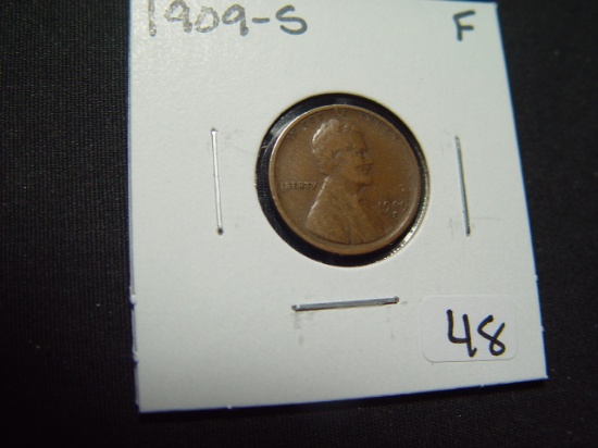 1909-S Lincoln Cent   Fine