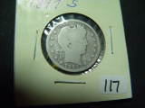 1897-S Barber Quarter   Good   KEY DATE