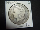 1890-CC Morgan Dollar   Good