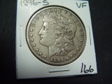 1896-S Morgan Dollar   VF