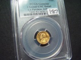 1903 Louisiana Purchase/Jefferson Gold $1  PCGS Genuine- Unc. Details, Cleaned