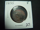 1835 Half Cent   Fine