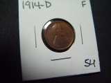 1914-D Lincoln Cent   Lightly cleaned   KEY DATE