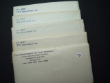 Five Different Mint Sets: 1972, 1973, 1974, 1976, 1977