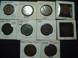 Ten Cull Large Cents