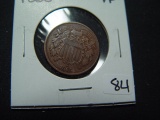 1865 Two Cent Piece   VF