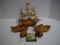 Wooden Shoe Boat Light 8