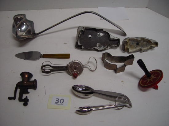 Job Lot of  Kitchen Ware, Cookie Cutters, Measuring Spoons &