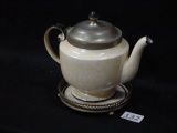 Royal-Rochester Studios Tea Pot & Trivet