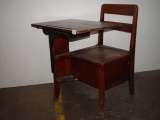 School Desk w/Attached Chair