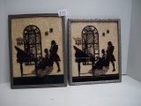 2 Framed Silhouettes 12