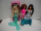 1 Mermaid Barbie w/Original Box & 2 Others