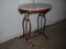 Marble Top Table w/Metal Bottom, 30.5