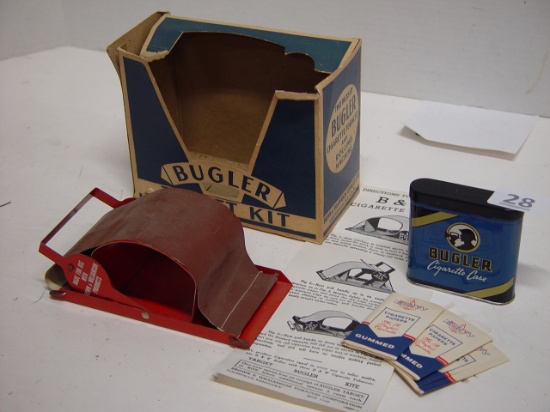 Bugler Rolling Machine w/Cigarette Case & Papers