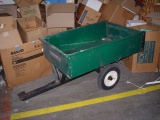 Ranch King 10 Cubic Foot Dump Cart, shows some wear