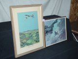 2 Framed Prints, 1 