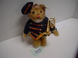 Steiff, Circus Band Lion w/Button & Tag, 5