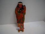 Skookum Indian Doll w/Baby, 12