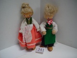 2 Resin Prosel Dolls, One Named 