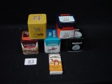 5 Contemporary Tobacco Tins (2