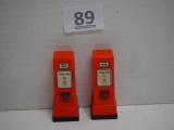 Advertising Salt & Pepper Shakers, Best's 66 Service, Corner Of Jackson & Galena Freeport IL.