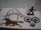 Decorative Metal Cowboy, Hooks, & Welcome Sign
