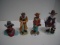 4 Western Figurines