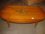 Drop Leaf Decorated Coffee Table