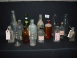 Job Lot of 16 Bottles, James Walsh, Rockford, ILL., Clem Bussan, Galena ILL., &