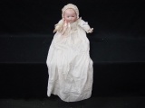 Bisque Doll Marked A M Germany, 10” around head