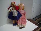 Rag Doll, & Cloth Doll, 18.5 & 23.5”T